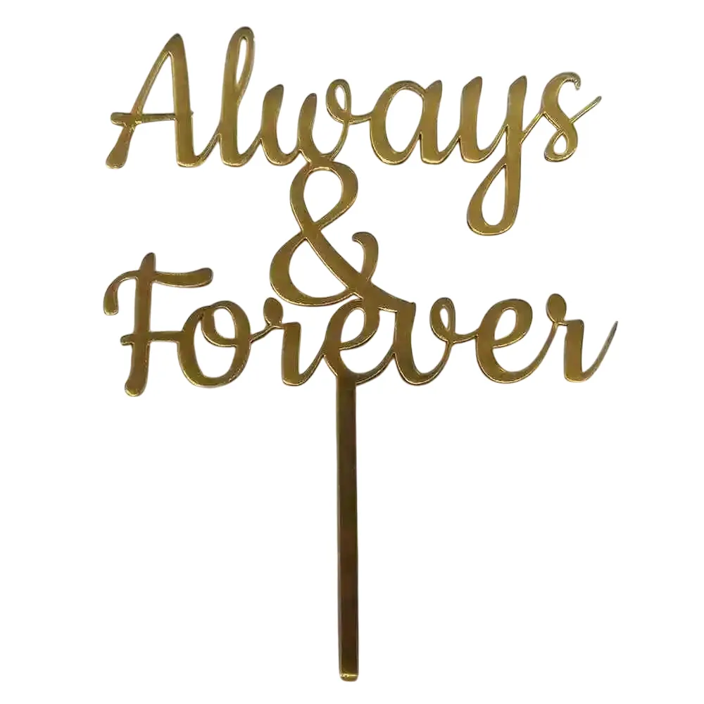 Always and Forever Cake Topper